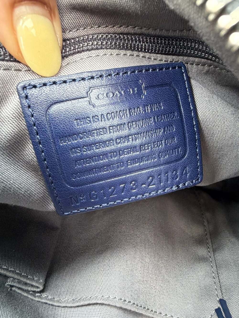 Coach Vintage pre-owned Leather Tote Bag - Picture 5 of 7